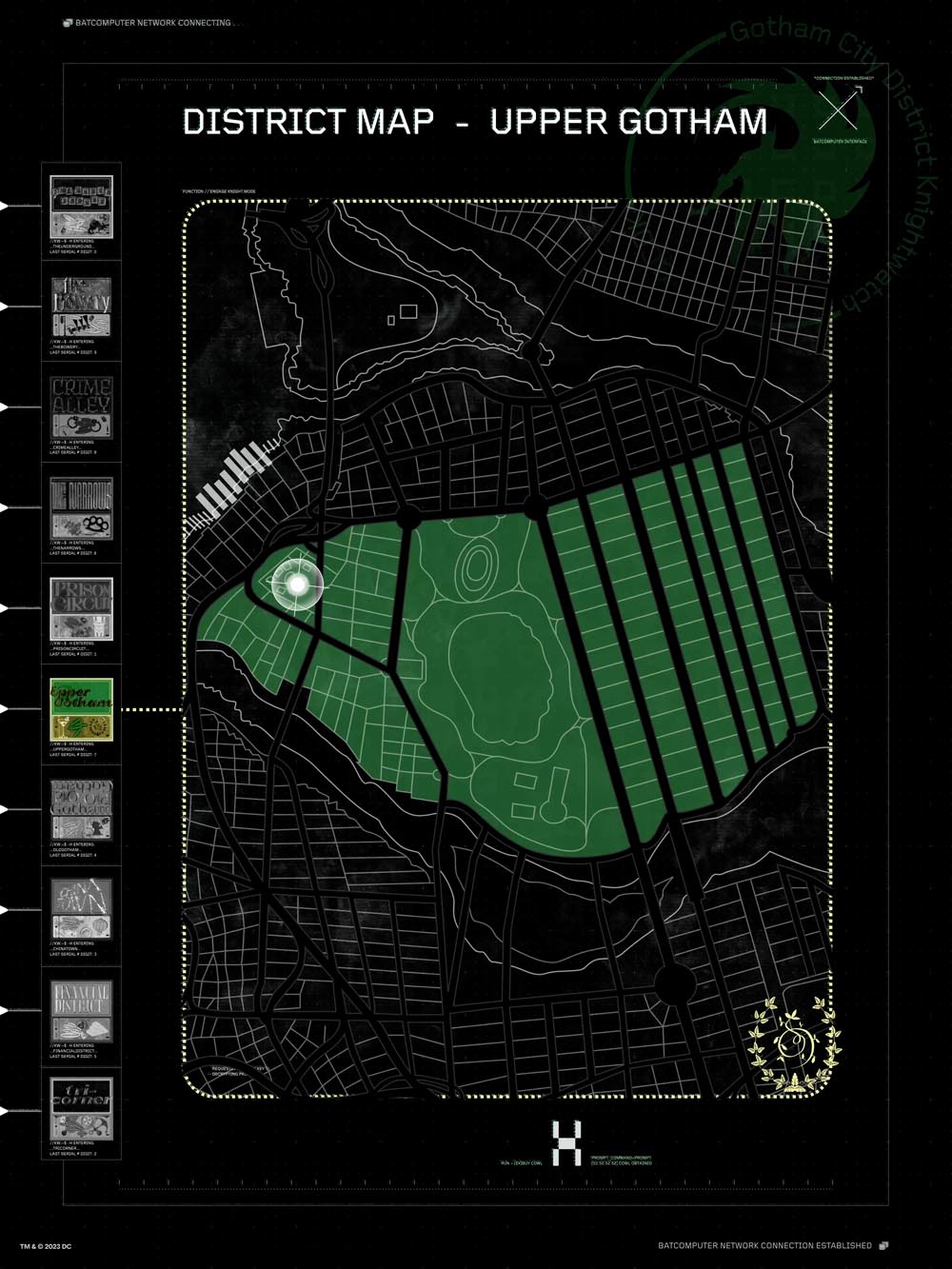 Upper Gotham Map